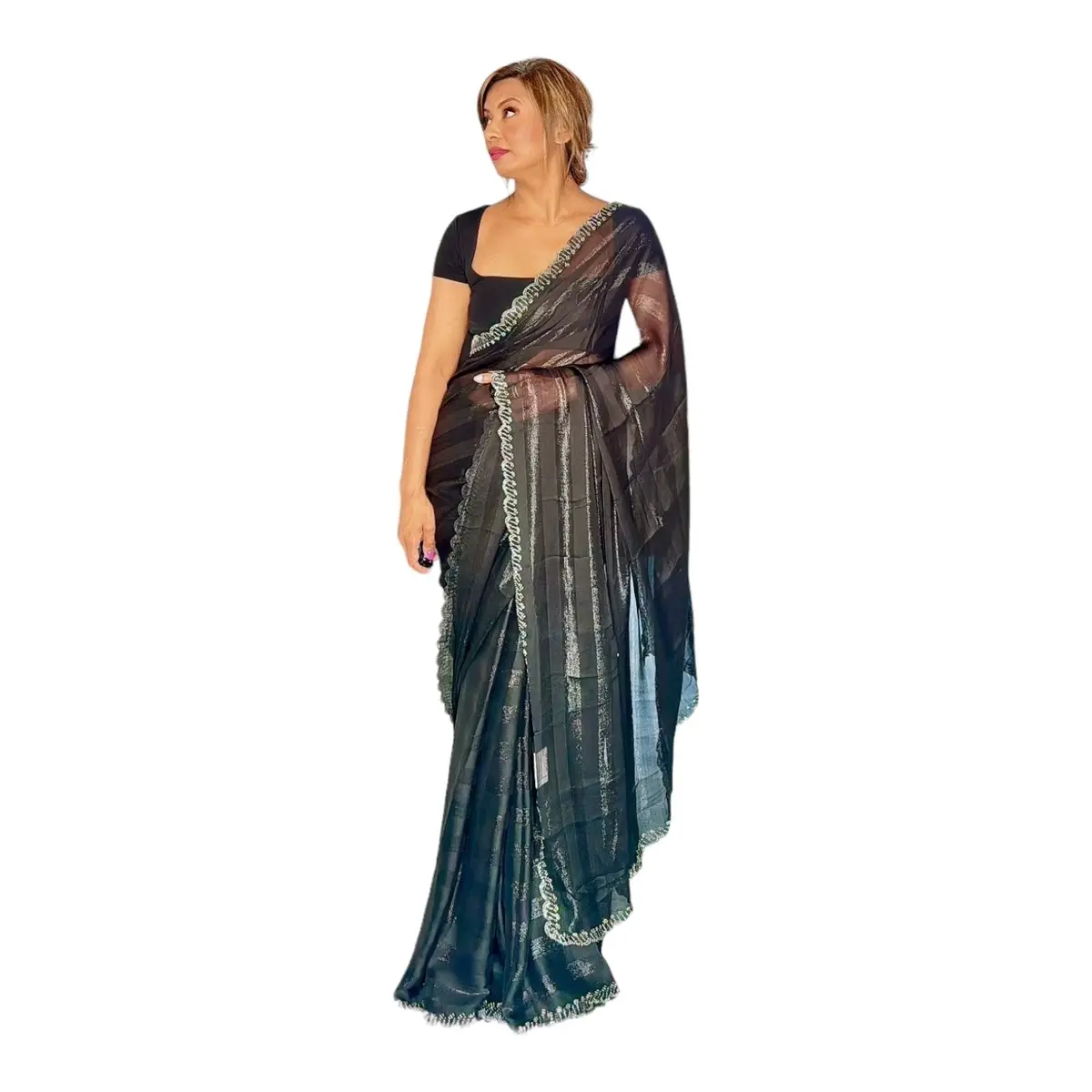 Georgette Saree for Women - Perfect for Formal Occasions - Womenswear