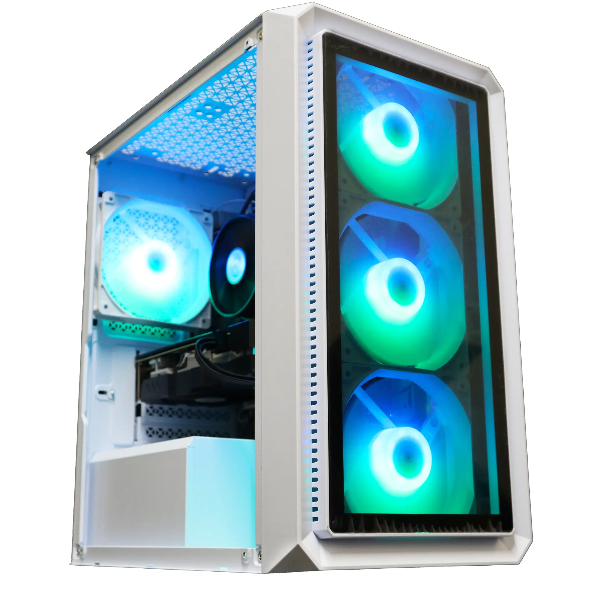 Fast Gaming PC AMD Ryzen 5 5600 - 16GB DDR4 RAM, 1TB M.2, NVIDIA 6GB RTX 3050 Windows 11 Pro with Norton Anti-Virus & CCleaner
