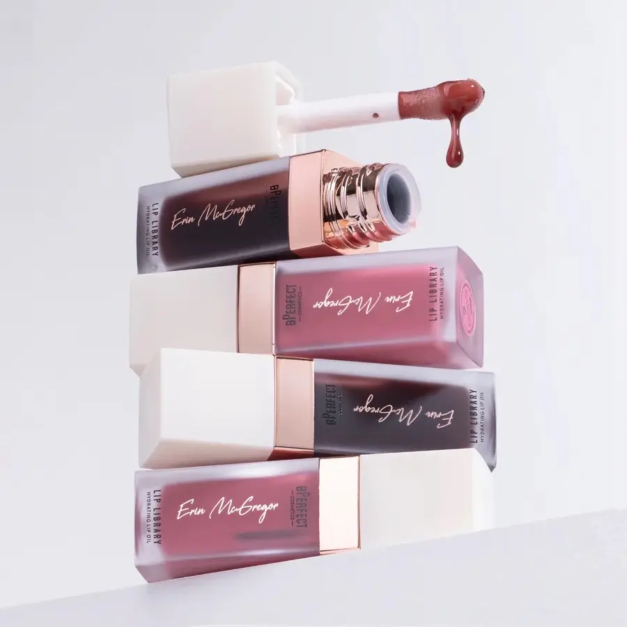BPerfect x Erin McGregor Lip library Lip oil Glossy Tinted Lipgloss Lipstick Makeup Coconut