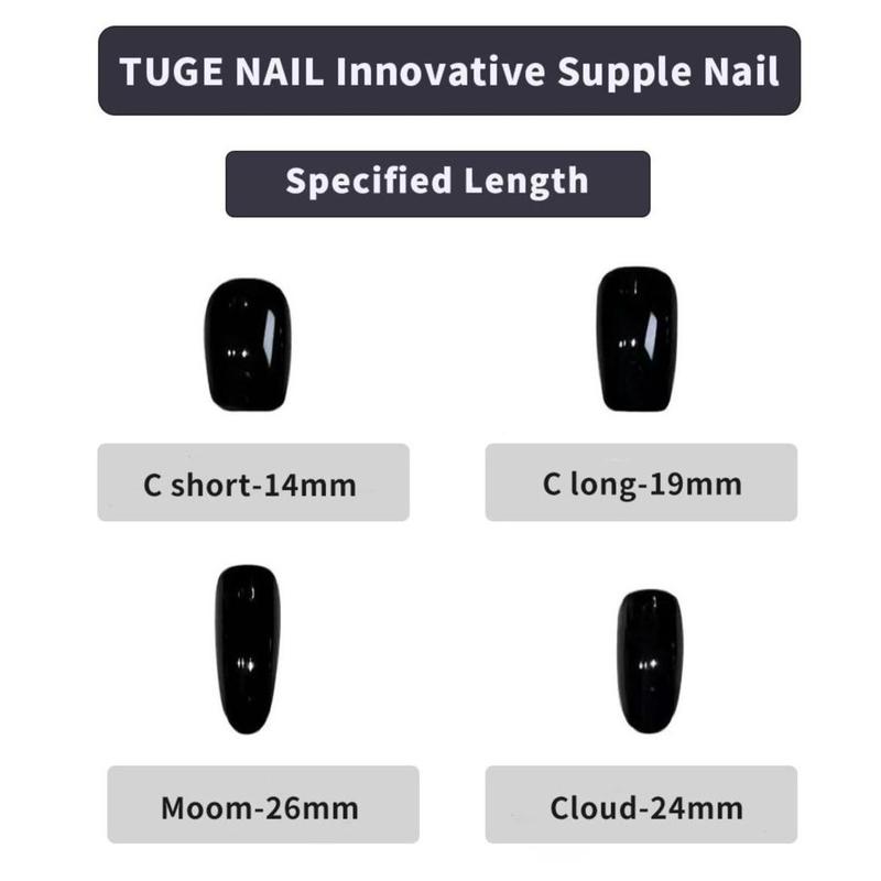 Product Introduction of Top-Tier Quality Manicure, TUGE NAIL Blossom Series 100% Handcrafted Press On Nails Nail Art, Cat's Eye Effect, French Tip Nail, Reusable, Long-Lasting, Eco-Friendly, DIY Manicure, Variety of Designs & Sizes Nail Care Nail Polish Cutics Cosmetic 1