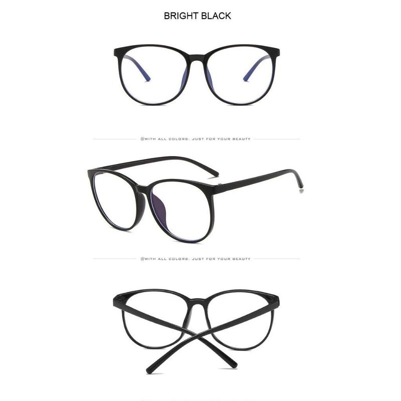 Stylish Oval Blue Light Blocking Glasses for Enhanced Gaming Experience Oversized Glasses 6