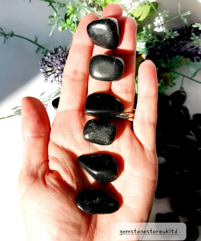Natural Shungite Crystal - Protective Energy Stone 25-30mm, Shungite Healing Crystals, Purifying, Grounding Energy Stone. 3