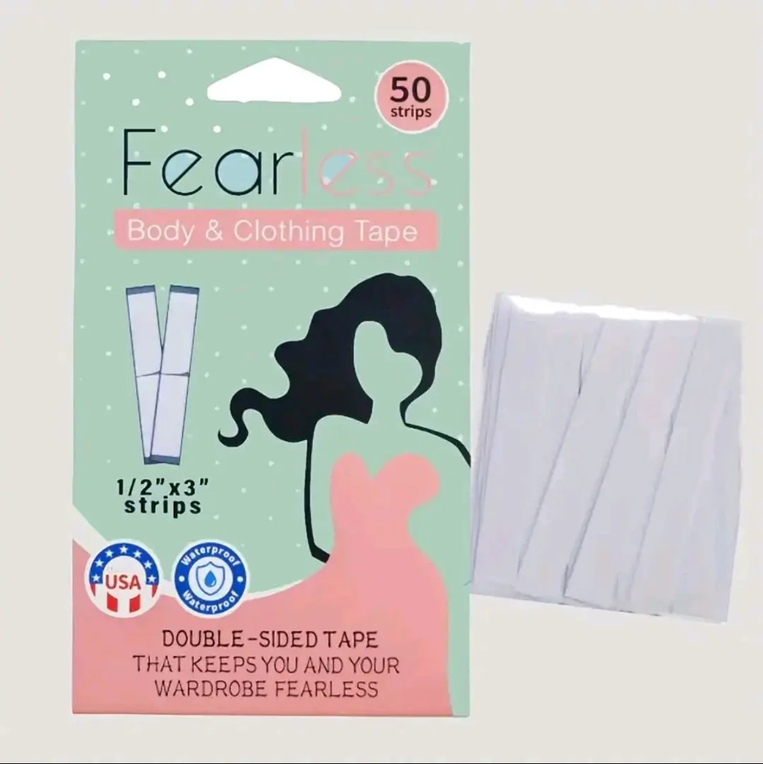 50pcs Invisible Anti-Slip Stickers, Dual-Sided Tape, Skin-Friendly Adhesive for Women's Underwear and Lingerie Accessories Womenswear