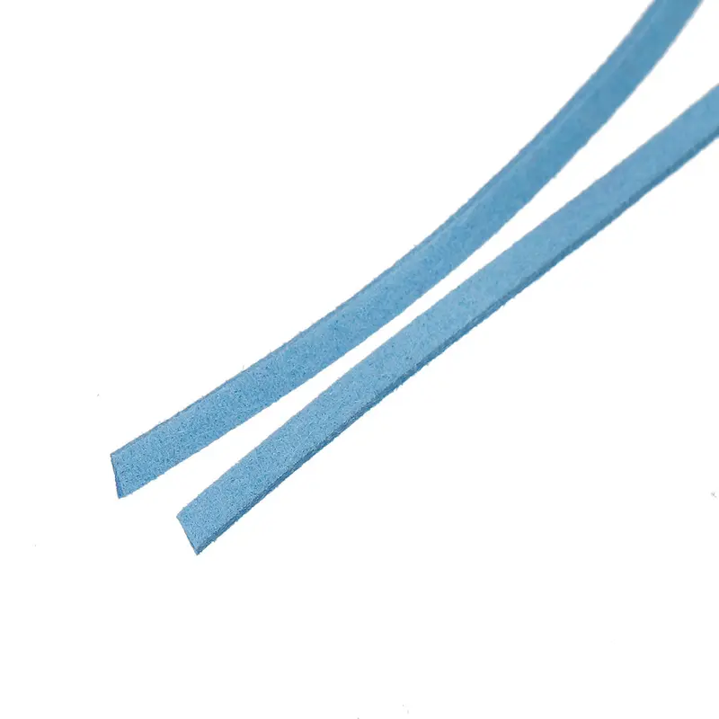 Faux Suede Ribbon Cord Turquoise - 5 Metres 0