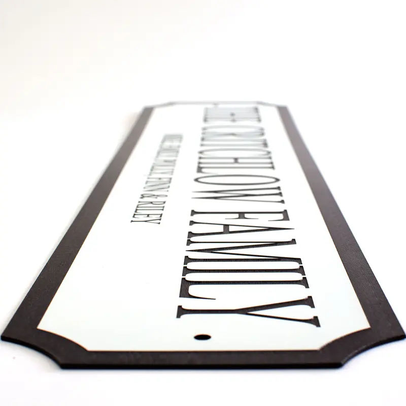 Personalised Family Street Sign - Outdoor Waterproof 4