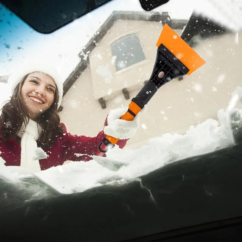 Ice Scraper - Wide 13cm TPU Blade - Efficency and No Scratches Ice Snow Frost Removal for Car SUV Truck Windscreen and Windows 5