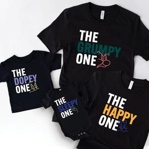 Family Traits Matching Black T-shirts & Baby Vest