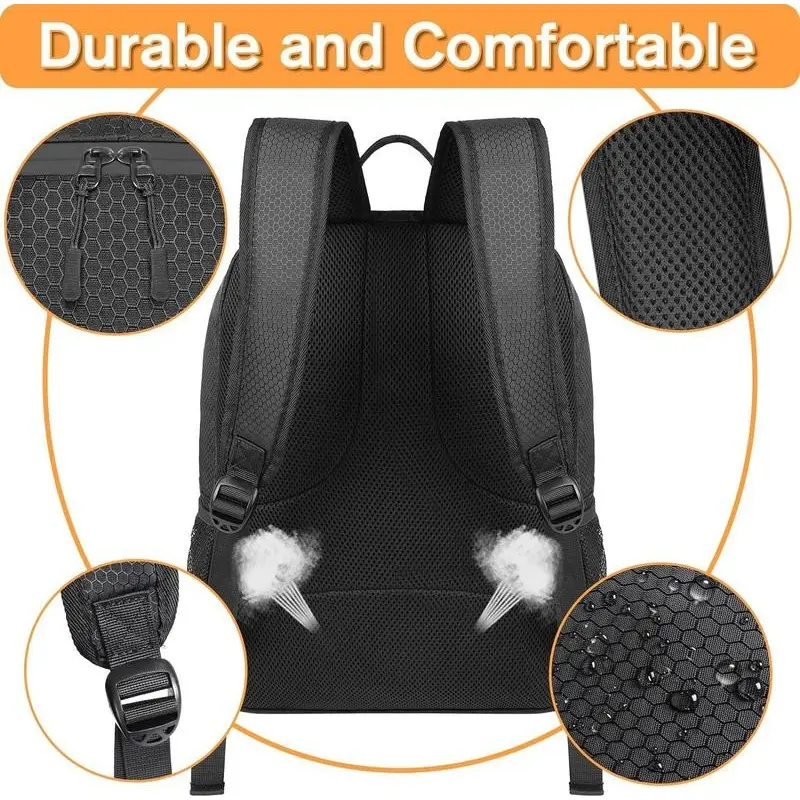 ootball backpack,Soccer training bag Basketball backpack Sports Drawstring Backpack Bag with Shoes Compartment Wet Proof Pocket for Women Men Large Capacity String Swim Gym Sackpack Bag 3
