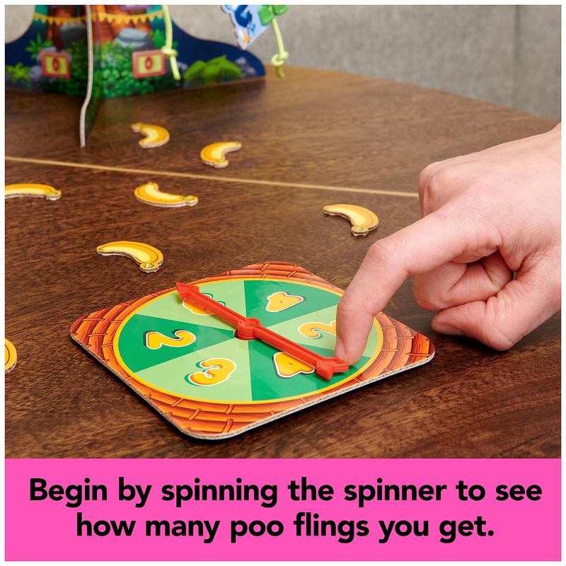 Spin Master Games, Monkey See Monkey Poo Game, Fun Games, Sensory Toys, Family Games, Funny Gifts, Christmas Gifts for Kids, for Ages 4+ 2