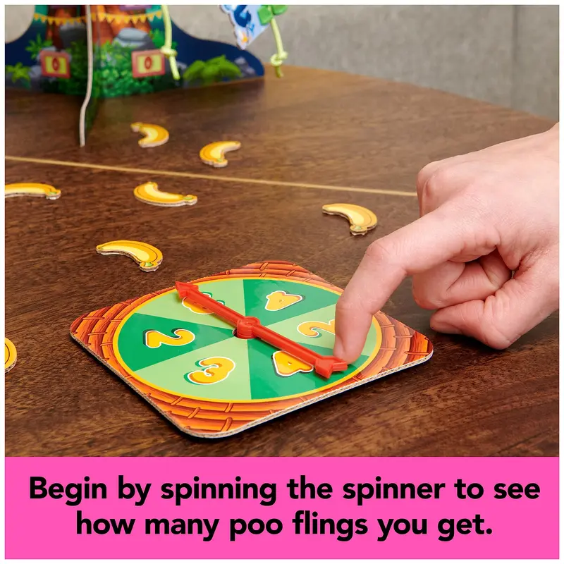 Spin Master Games, Monkey See Monkey Poo Game, Fun Games, Sensory Toys, Family Games, Funny Gifts, Christmas Gifts for Kids, for Ages 4+ 2