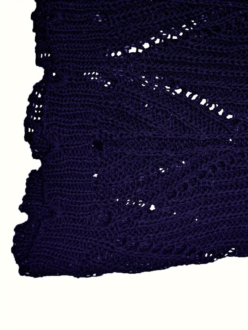 Product Introduction of Women's Crochet Shorts with Scallop Trim - Comfortable Elastic Waist Beachwear 2