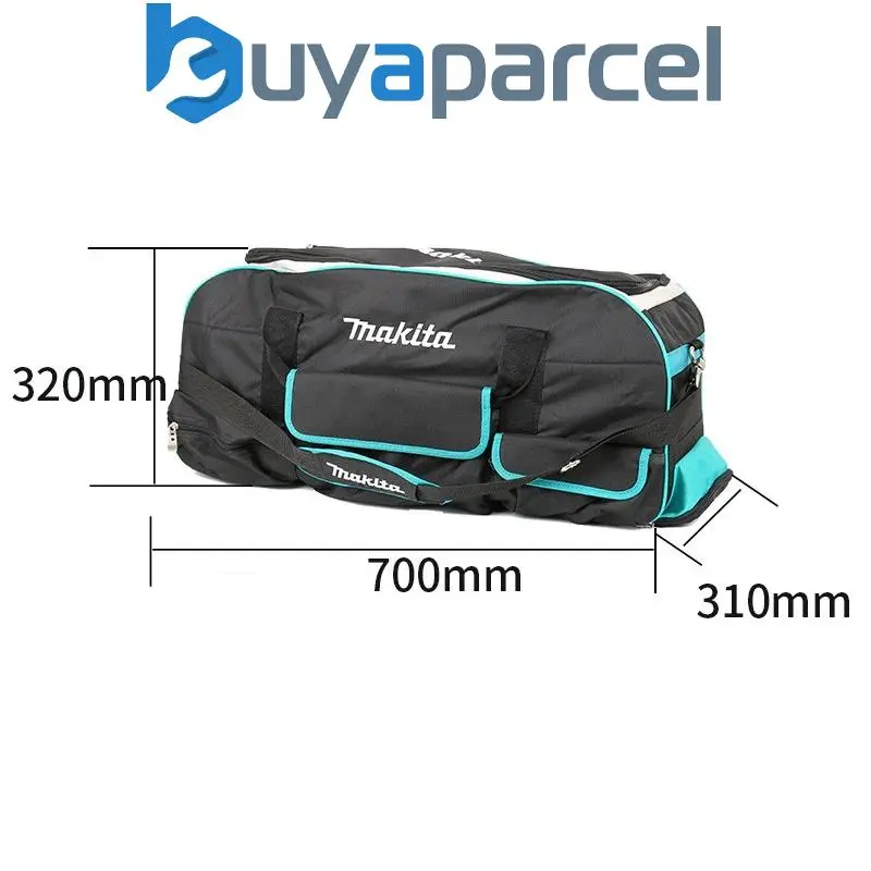 Makita XGT 832367-6 66cm 26" Heavy Duty Padded ToolBag Tool Duffel Bag + Wheels 1