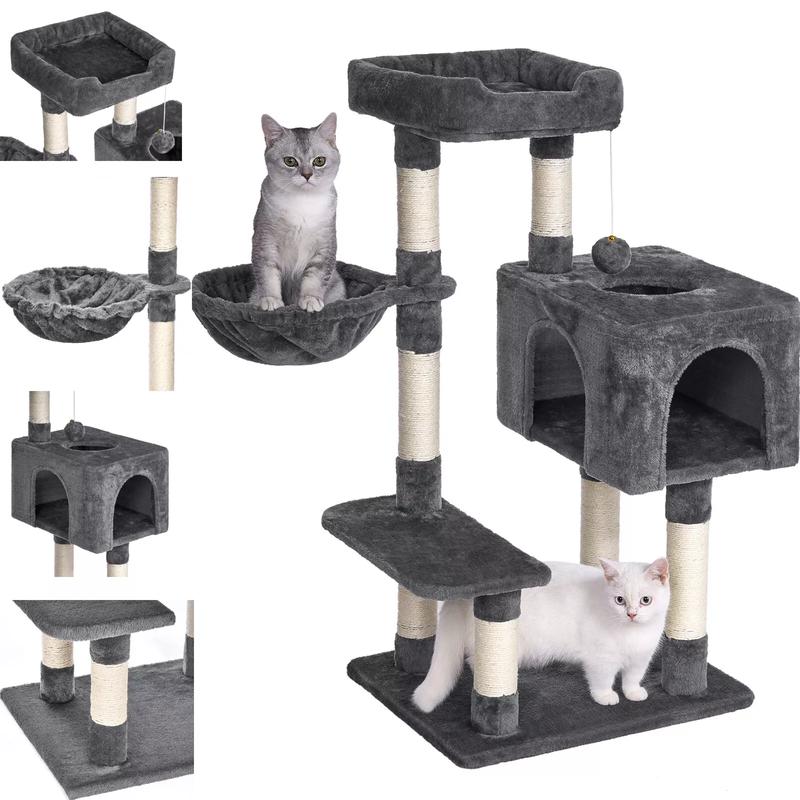 Cat Scratching Post Large Cat Tree Tower Kitten Condo Activity Centre Climbing dog  bed  car 1