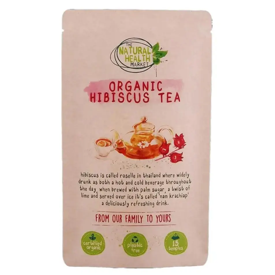 Organic Hibiscus Tea Bags by The Natural Health Market