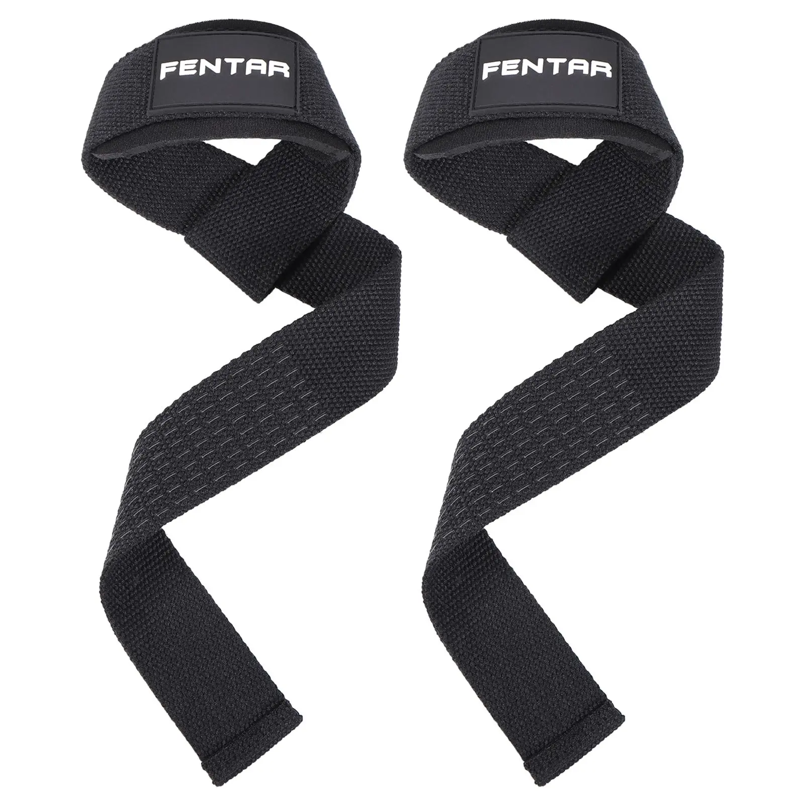 2Pcs Lifting Straps, 60CM Anti Static Wrist Straps, Gym Wrist Straps, Comfortable Wrist Straps Weightlifting, Non-slip Gym Wrist Supports for Strength Training Fitness for Men Women (Black)