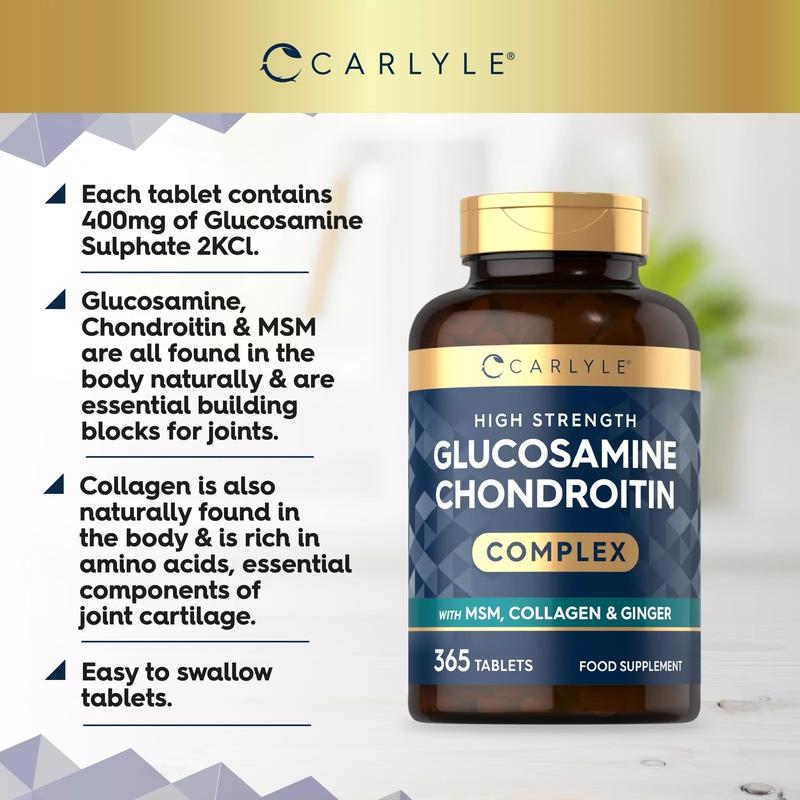 Glucosamine and Chondroitin Complex | 365 Tablets 1