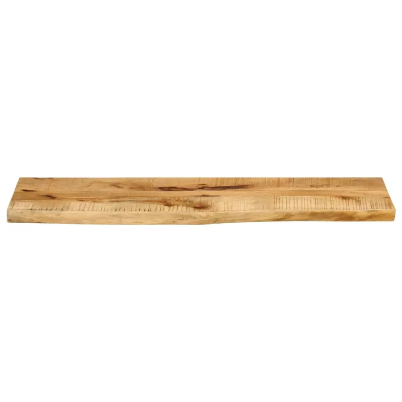 Table Top 100x20x3.8 cm Live Edge Solid Wood Rough Mango 2