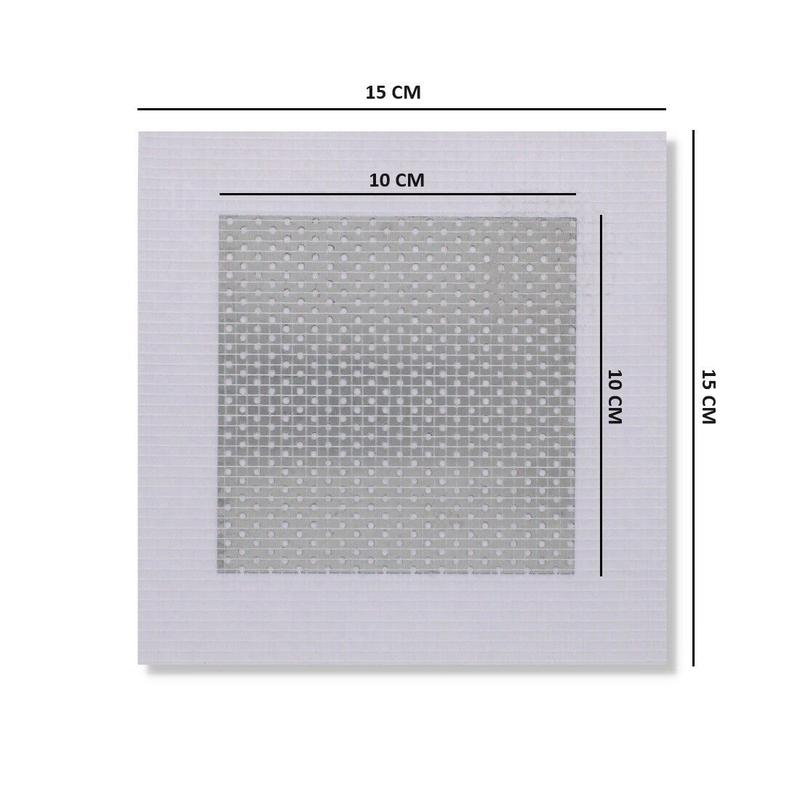 Self Adhesive Wall Repair Patch 10x10cm Mesh Drywall Ceilings Plastering 5