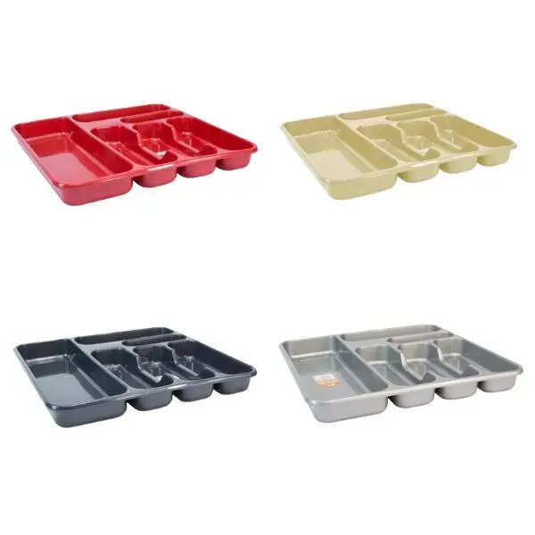 Organize Your Kitchen Cutlery  Utensils  Drawer with Plastic Tray Boxes cutlery  organizers