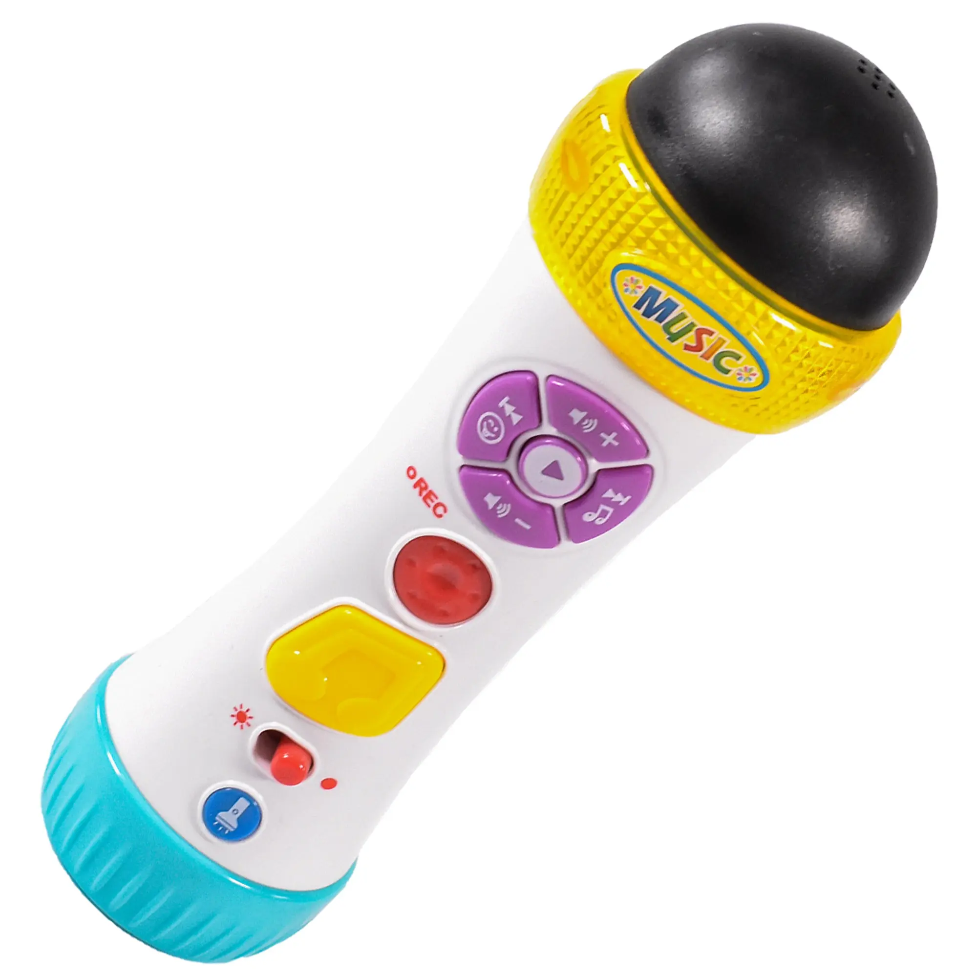 KandyToys Kids Musical Microphone with Recording Playback and Sound Effects | Toddler Toys
