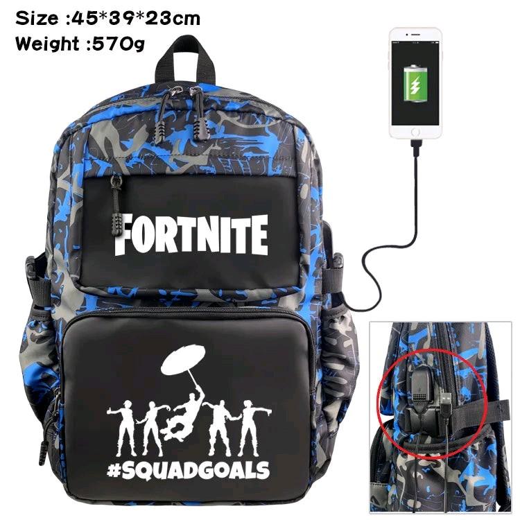 Fortnite USB Backpack Tech - Perfect for School or Travel 0