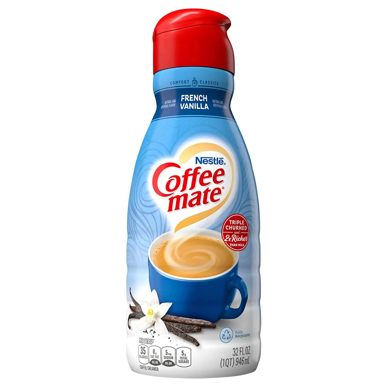 Coffee Mate Liquid French Vanilla (946ml)