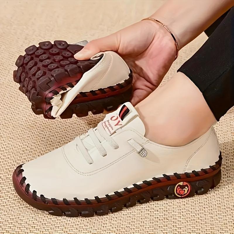 Product Introduction of Women's Slip-Resistant Synthetic Cover Sneakers - Comfortable, Breathable Casual Shoes in White & Multiple Colors (Pink, Blue, Black, Red, Green, Purple) for Spring & Fall 3