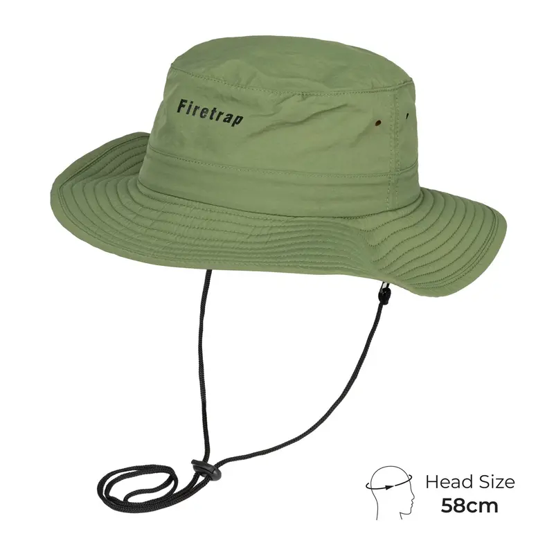 Firetrap Kids Bucket Hat Adults Drawstring 2
