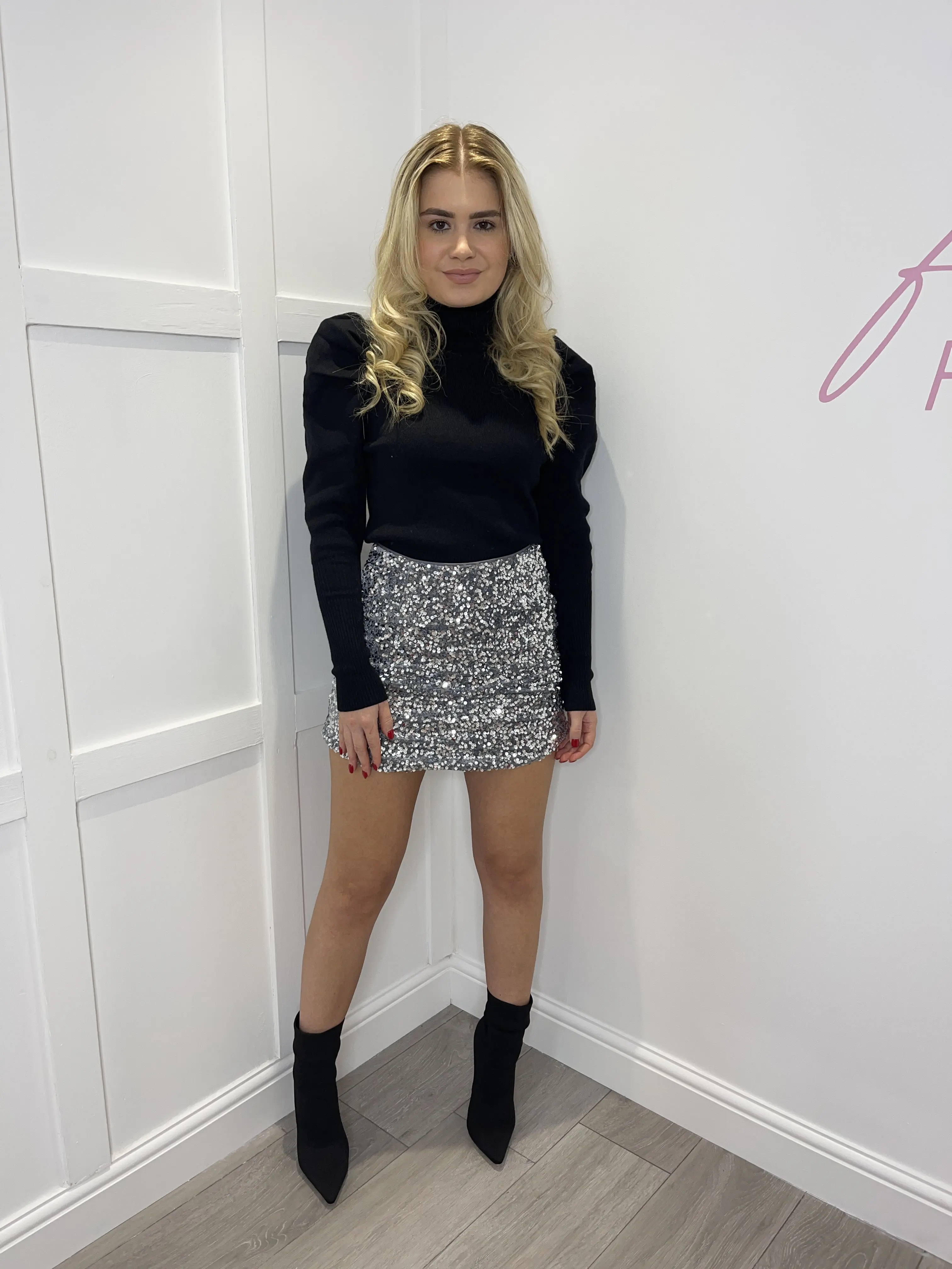 Premium Ribbed Puff Sleeve Jumper - 5 COLOURS