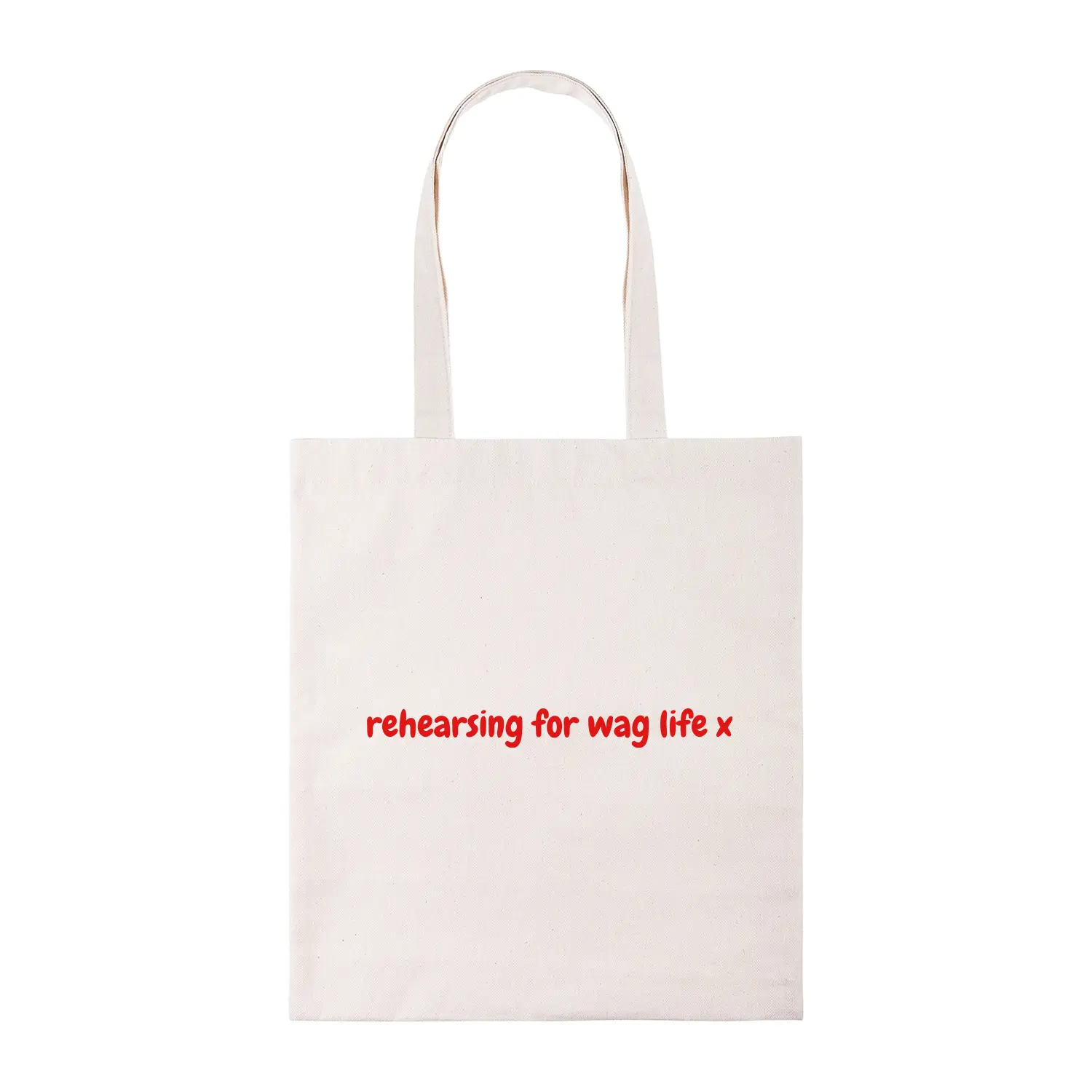 Rehearsing for wag life tote bag, shopping bag, reusable bag, football, footy, euro, funny, fun, cute, england