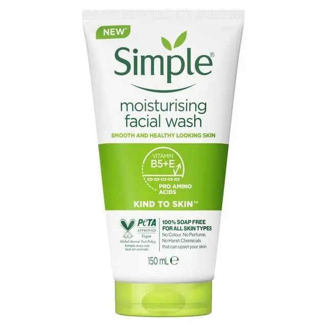 Simple Moisturizing face wash Gentle 0
