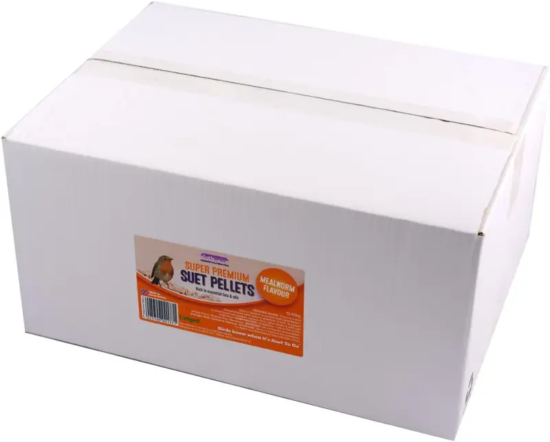 Suet To Go Mealworm Suet Pellets - 12.55kg Bulk Value Box - Premium Wild Bird Food 0