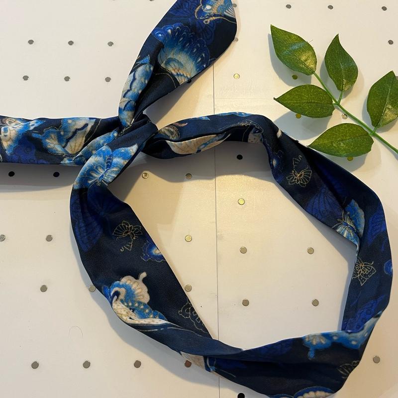 Handmade WIRE HEADBAND wired head scarf rockabilly hair band wrap vintage pin up 50s 60s 70s 80s 8