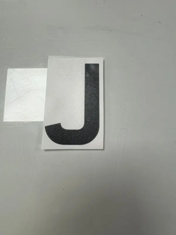 Anti Flash letters designed to disappear when exposed to camera flash 3