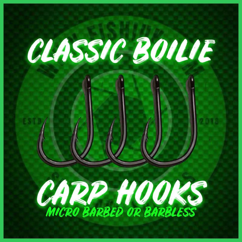 Wide Gape Classic Boilie Style Carp Hooks.Micro Barbed 5