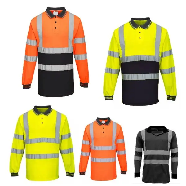 Men’s Reflective Long Sleeve Work Top | Lightweight & Durable for All-Day Use