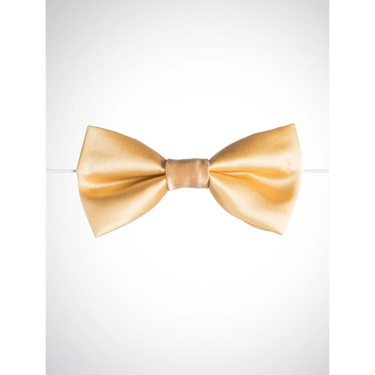 Elasticated gold dickie bow - Paisley