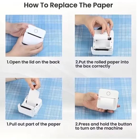 Thermal label Printer - Compact and Portable for Office and Home Use 3
