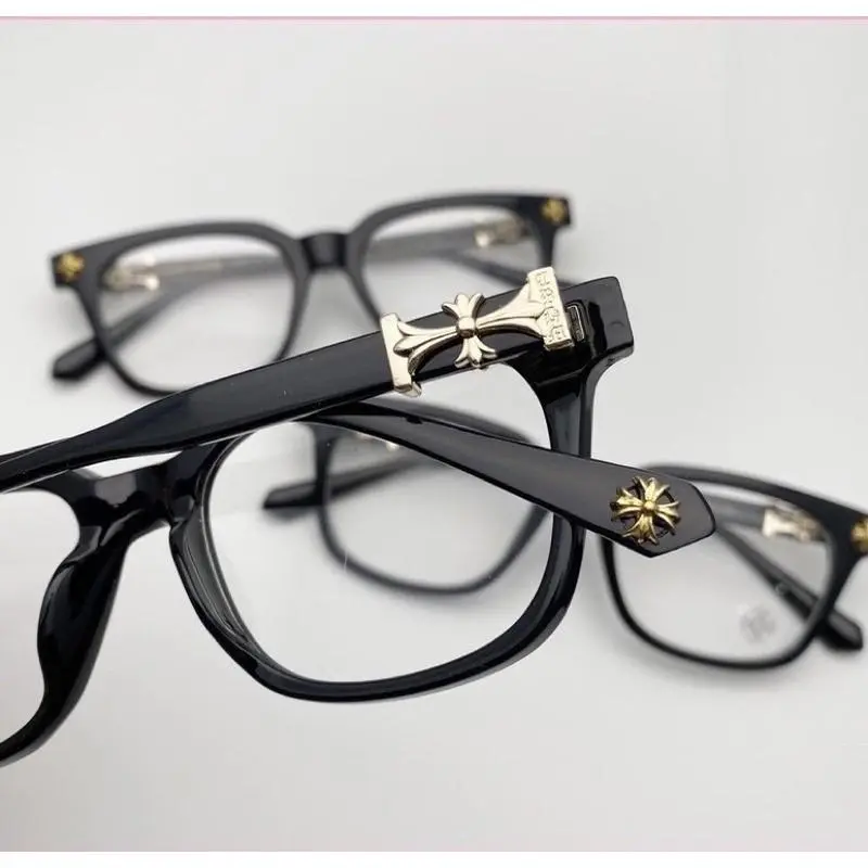 【SHARIFAN】    Blue Light Glasses for Men and Women with Cross Square Frame, Unisex Lightweight Anti-dust Eyeglasses, Christmas Gift Work Travel Daily Wear Summer Fall Streetstyle, Birthday Fast Shipping Back to School Suppliers Halloween Correction 4