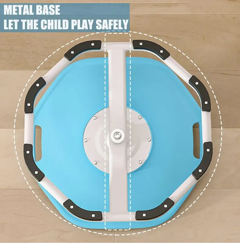 Children's Sensory Spinning Chair for Autistic Children - Metal Base Anti-slip Indoor and Outdoor Activity Spinning Toys autism  sensory space，autism stimming toys，sensory autism toy，spinning chair 6