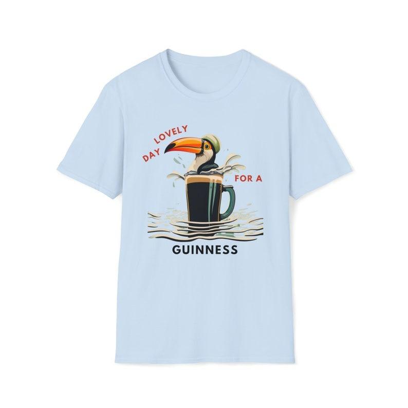 Guinness Unisex Softstyle T-Shirt, Guinness Retro, Lovely Day For A Guinness, Guinness Vintage T-Shirt, Guinness Advertisement 1