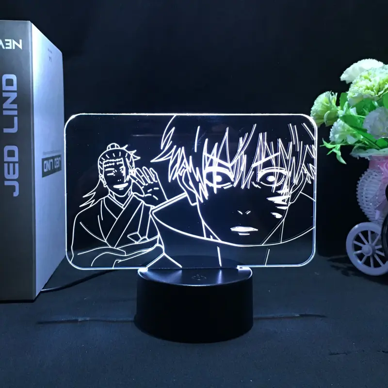 Lucky Light Jujutsu Kaisen Anime Ryomen Sukuna Figure 3D LEDNight Light For Anime Lamp Birthday Gift Easter Gifts Mother‘s Day Gifts 3