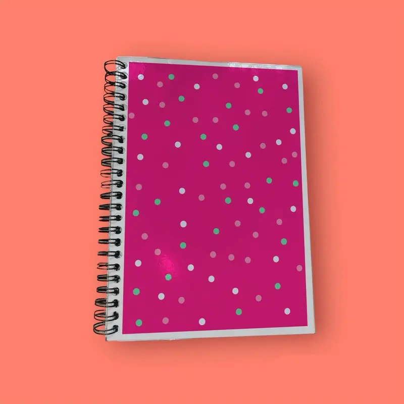 Georgia Notebook (Cherry Drop) In Sizes A4/A5, Hardback/Fully Laminated 2