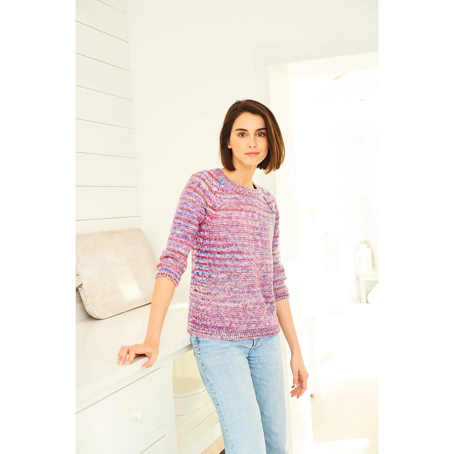 Stylecraft Batik Elements Swirl DK Knitting Pattern 10056