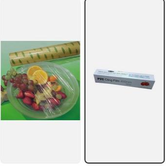 Kitchen Roll Catering Cling Film Food Baking Wrapping 450mm x 300m Cutter 4