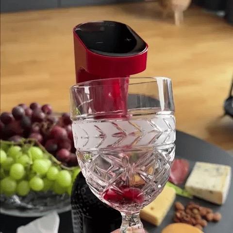 Redsack Wine Aerator - Soda/Wine Dispenser, Kitchen Accessories, Gadgets For The Home, Fathers Day Gift, Self-pouring, Summer Giff, Milk Dispenser, Fridge Water Dispenser, Great for Office Camping Juice Drinks, Refrigerator Organizers, Cocktail R2R Glass 3