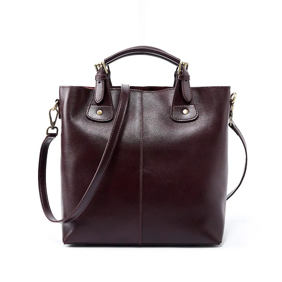 High Quality Genuine Leather Handbag Design 2025 Shoulder Bag Real Leather Handbags for Women Luxury Leather Bag
