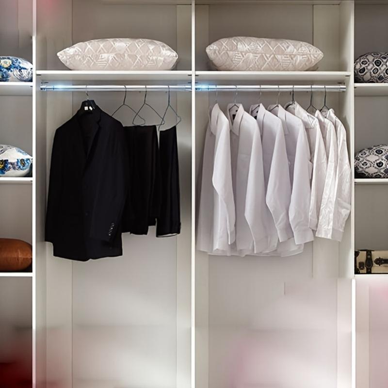 the clothes drying rod is silver 6