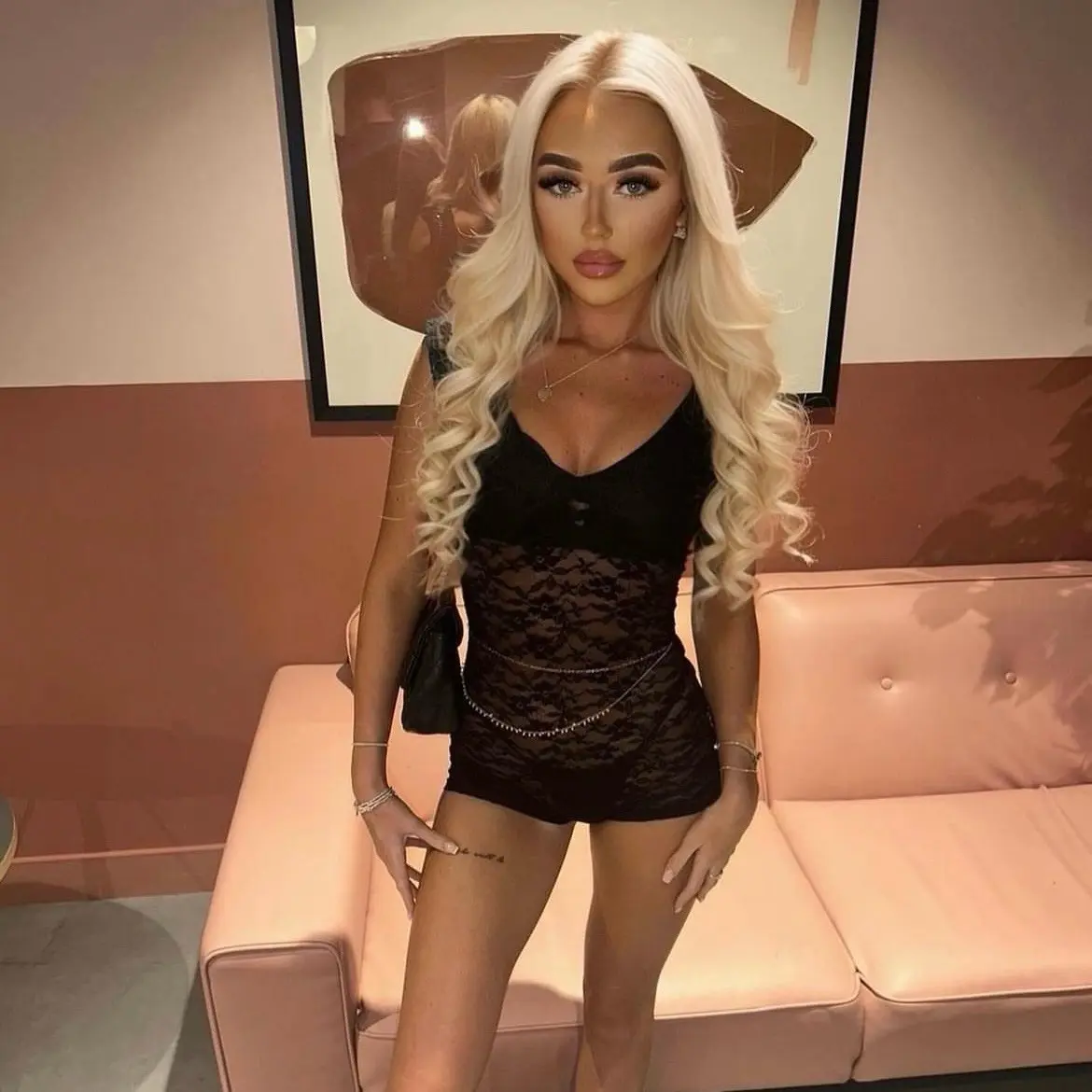 Black White Lace Festival Rave Playsuit