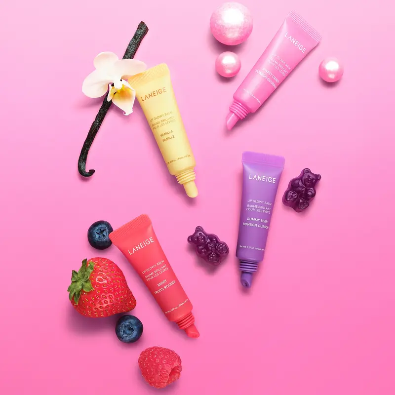 LANEIGE Mini Lip Glowy Balm Set (Worth £35) 2